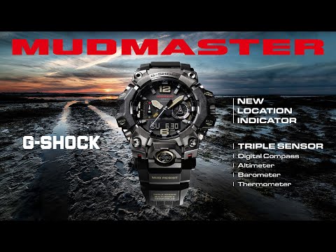 G-Shock Master of G-Land Mudmaster Red Dial Resin Band Watch GWGB1000-3A