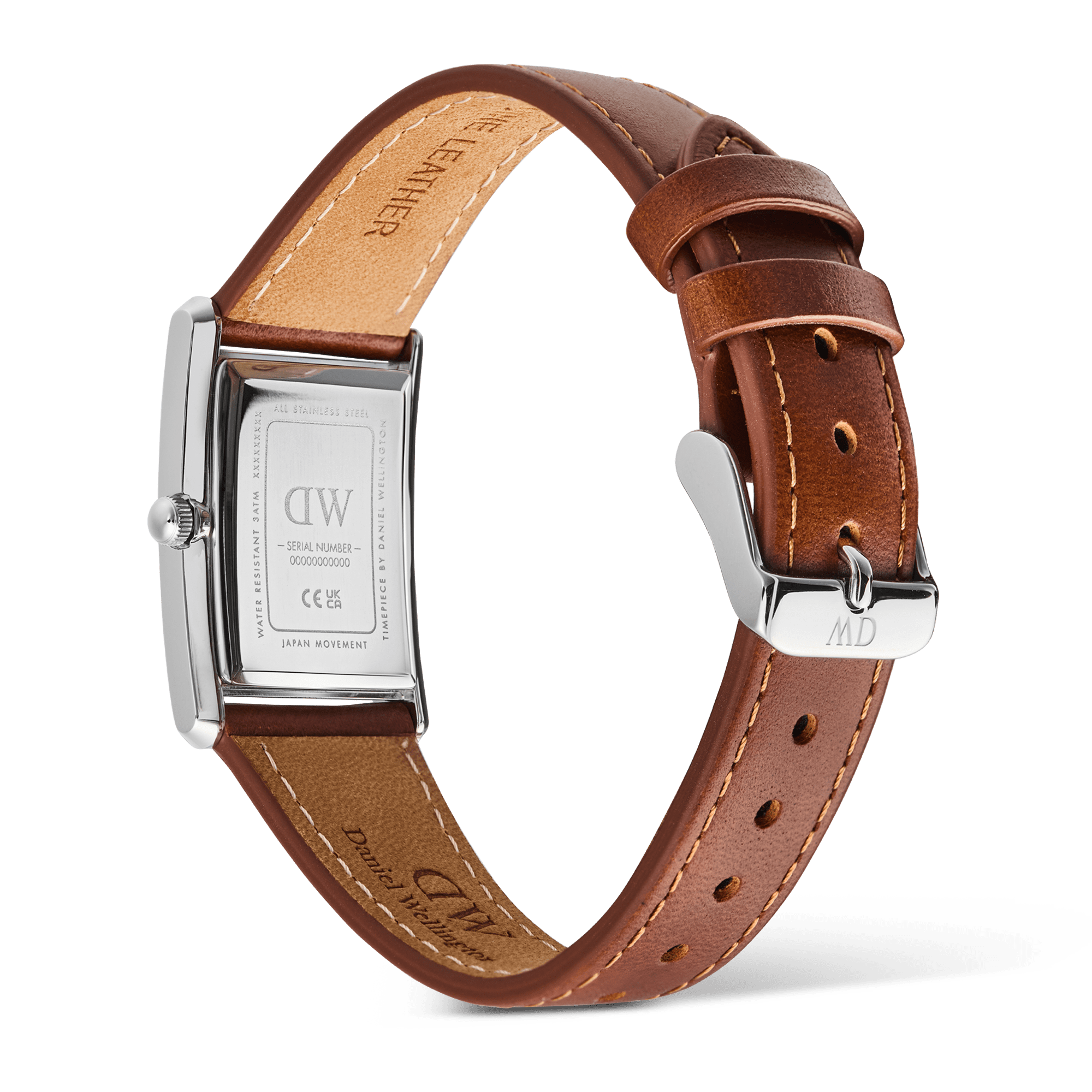 Daniel Wellington Bound Light Brown Arctic Guilloché Silver DW00100900