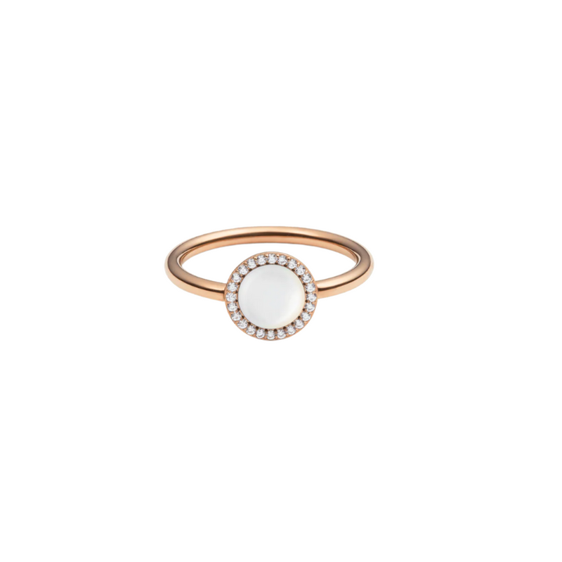 Daniel Wellington Audrey Mother of Pearl Rose Gold Ring