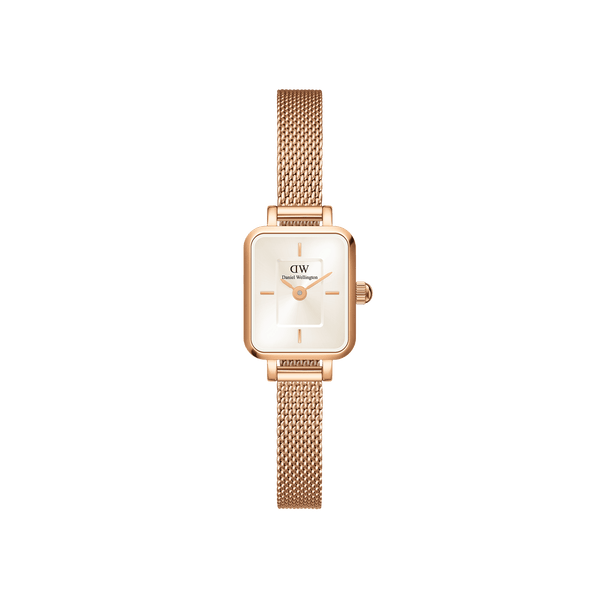 Daniel Wellington Quadro Mini 15x18mm Melrose RG Champagne DW00100651