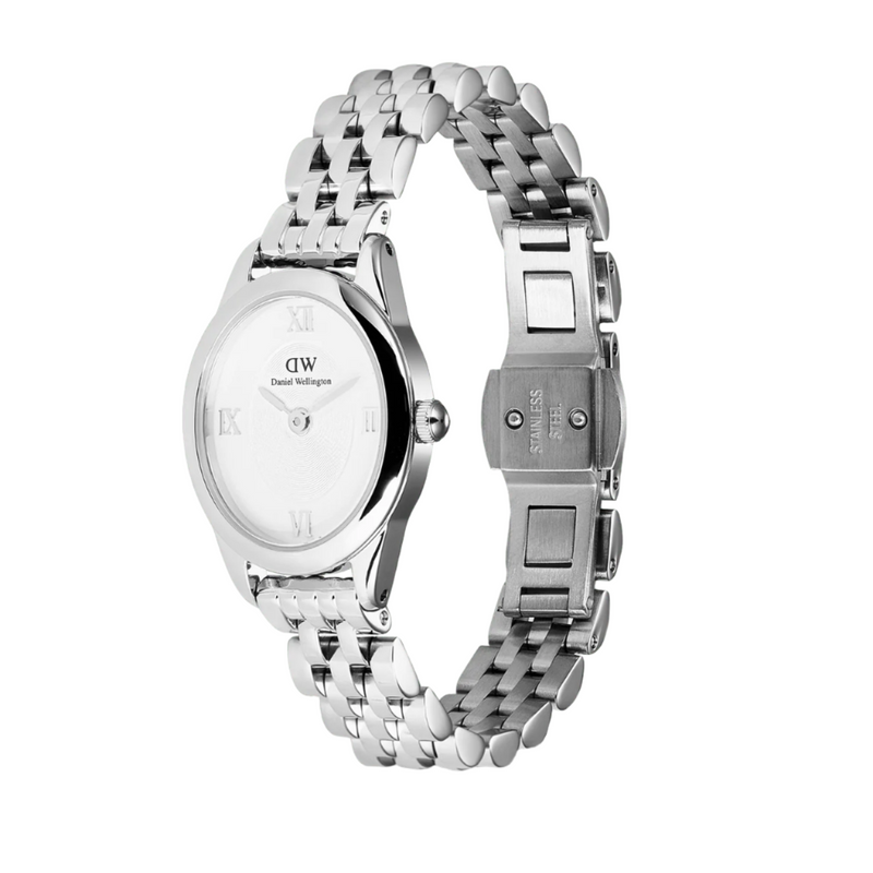 Daniel Wellington Ophelia Mini Beans Link White Dial Watch DW00100808