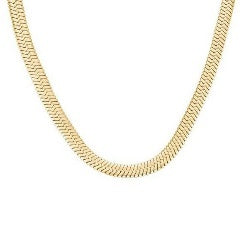 Rosefield Large Snake Gold Necklace JNLSG-J1185