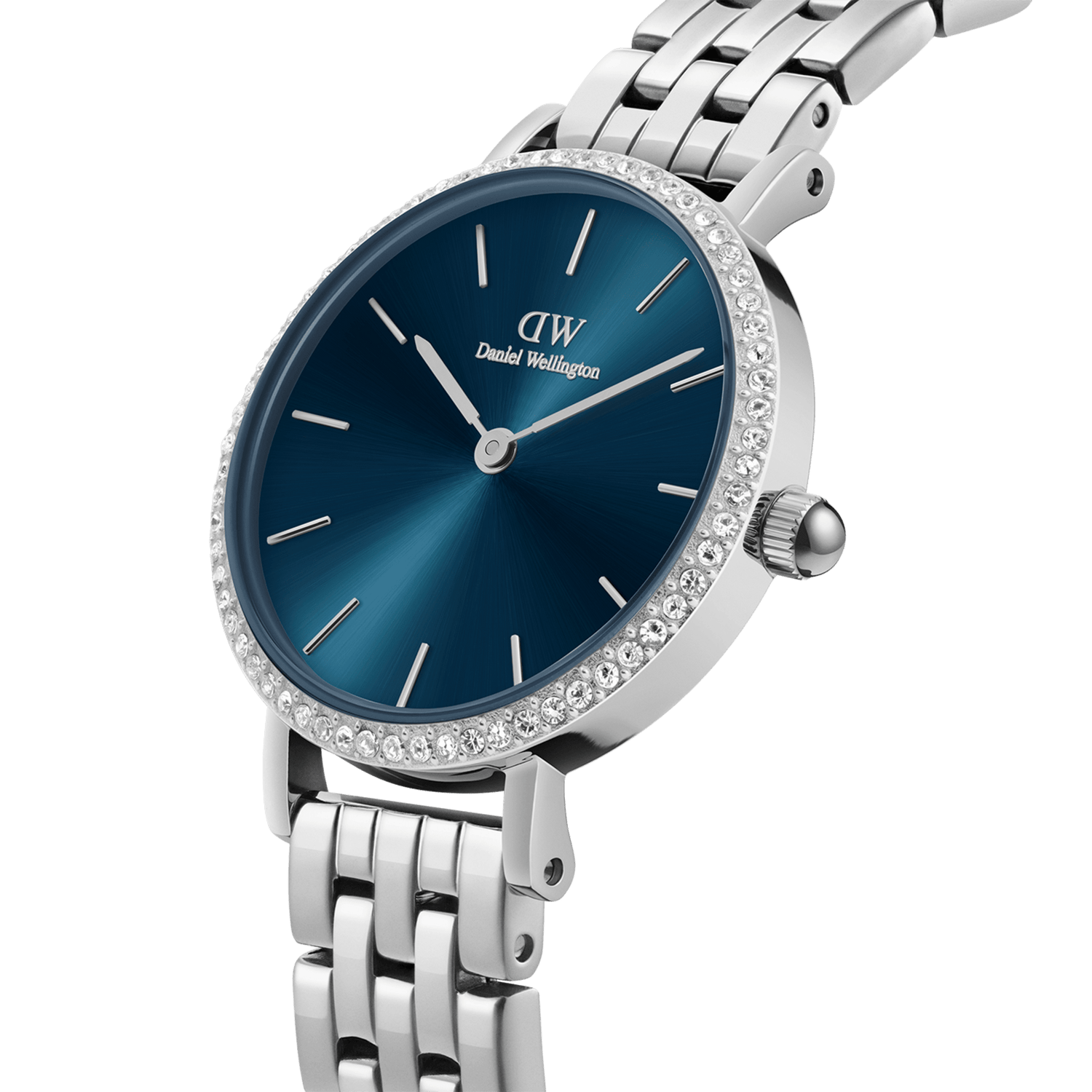 Daniel Wellington Petite 28mm Bezel 5-Link Arctic Sunray Watch DW00100664