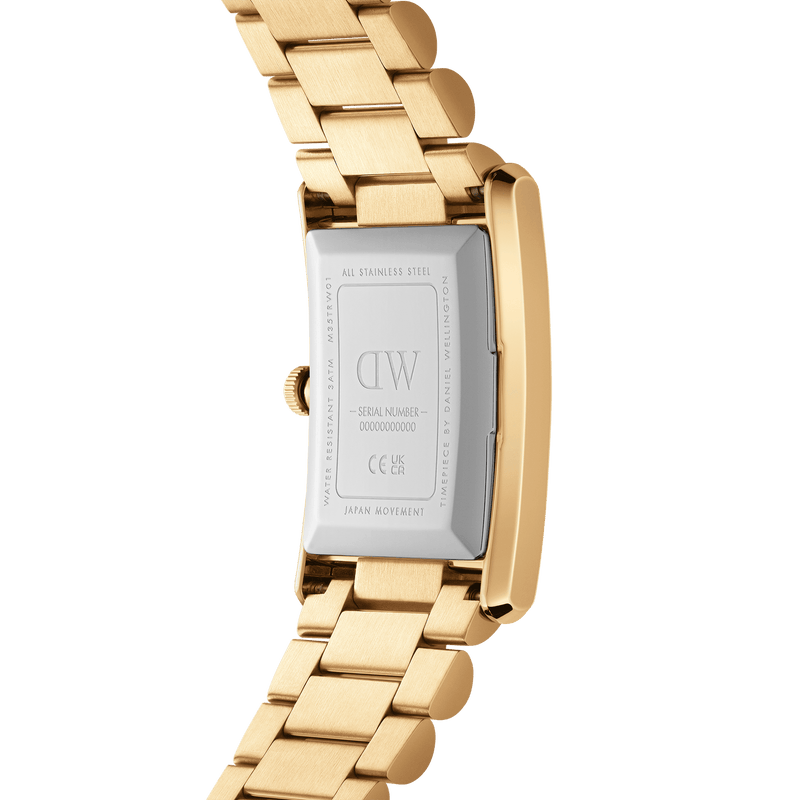 Daniel Wellington Bound 3-Link Gold White Dial Watch DW00100703