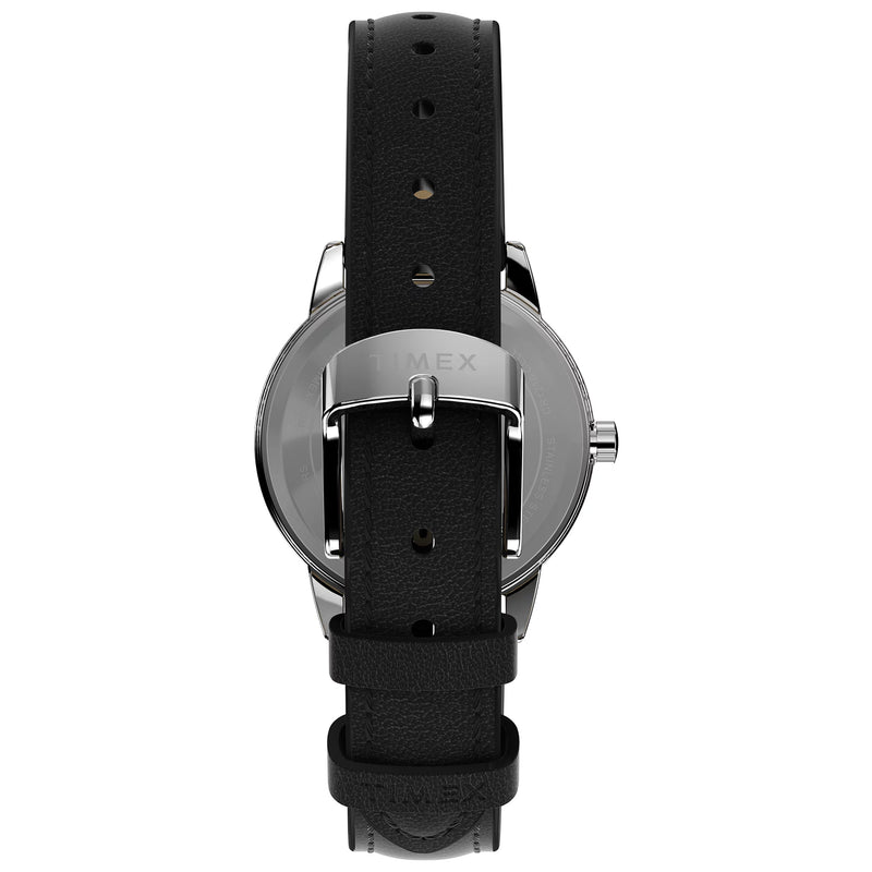 Timex Easy Reader Classic Black Leather Strap Watch TW2W32500