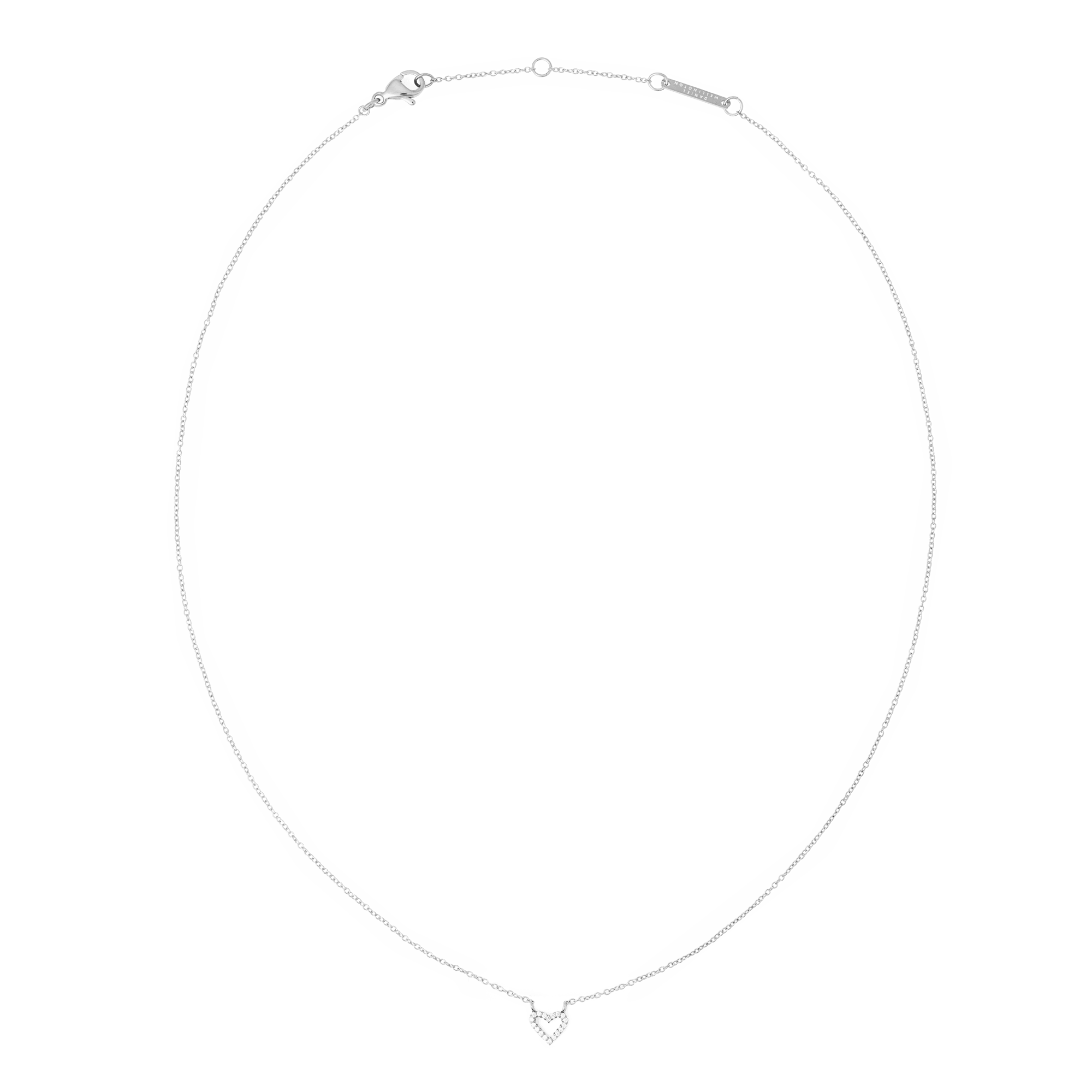 Daniel Wellington Mirelle Heart Necklace Silver