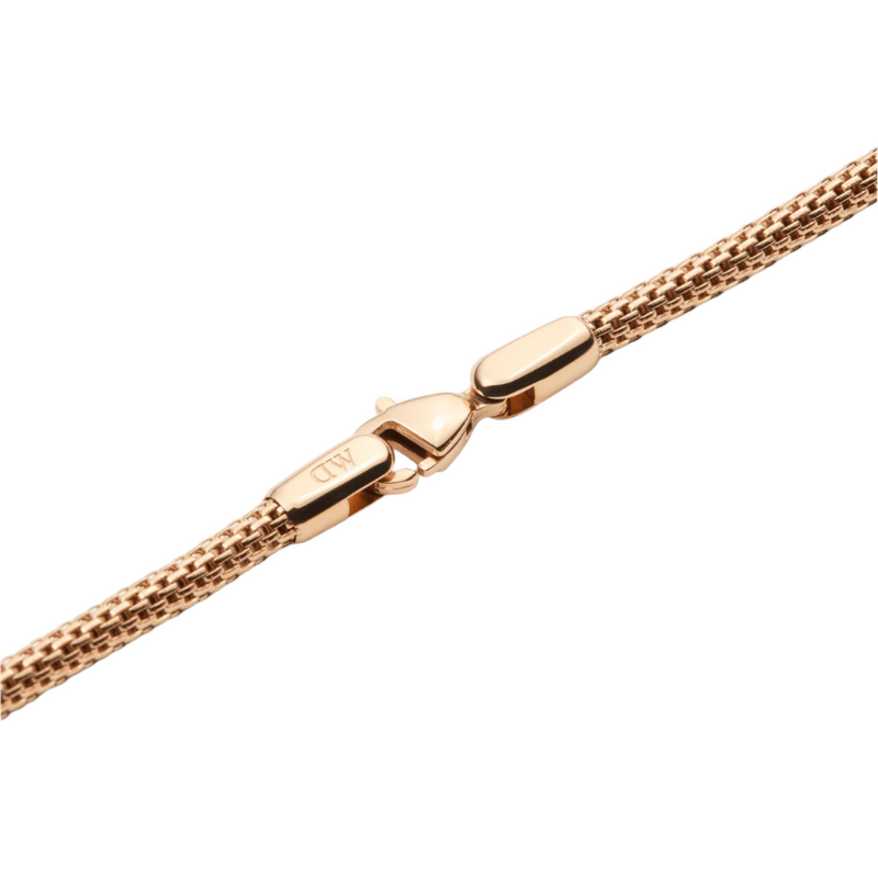 Daniel Wellington Tide Mesh Rose Gold Necklace DW00401097