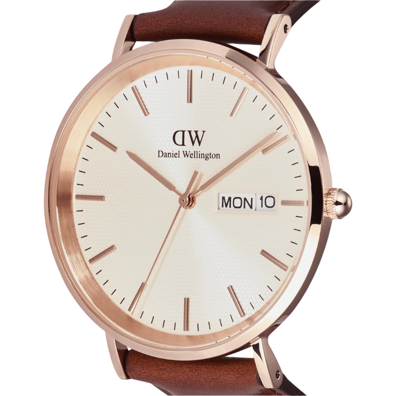 Daniel Wellington Classic St Mawes Rose Gold Champagne Dial Watch DW00100829