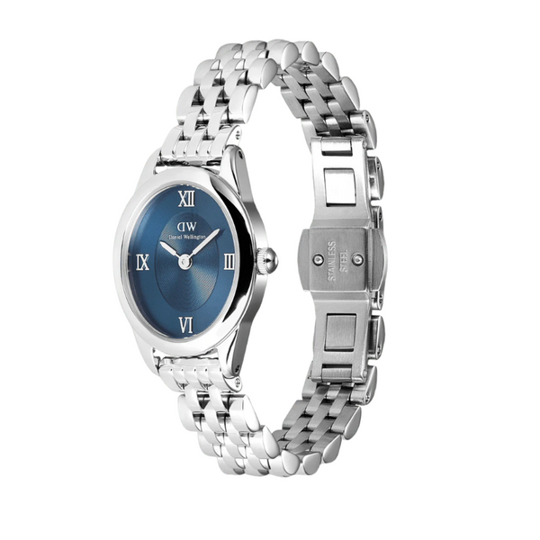 Daniel Wellington Ophelia Mini Beans Link Blue Dial Watch DW00100807