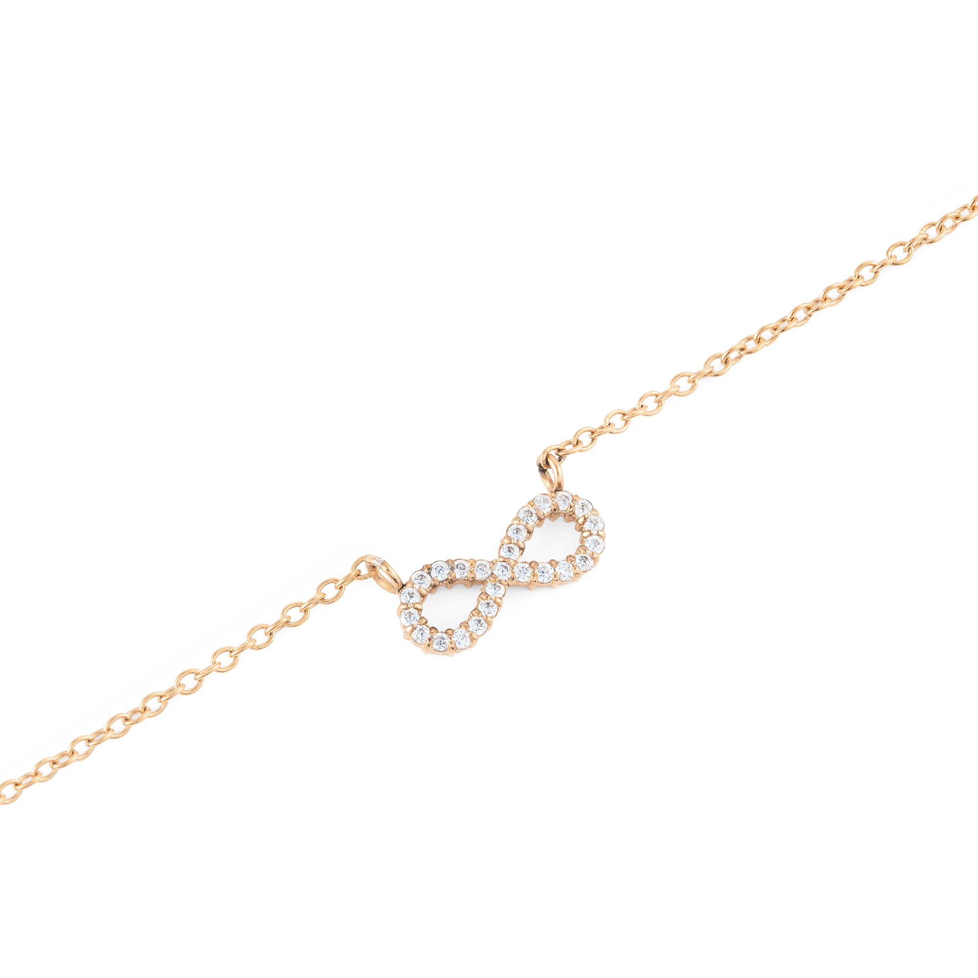 Daniel Wellington Mirelle Infinity Necklace Rose Gold