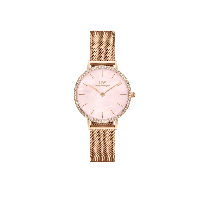 Daniel Wellington Petite Lumine 28mm Bezel Melrose Pink Watch DW00100663