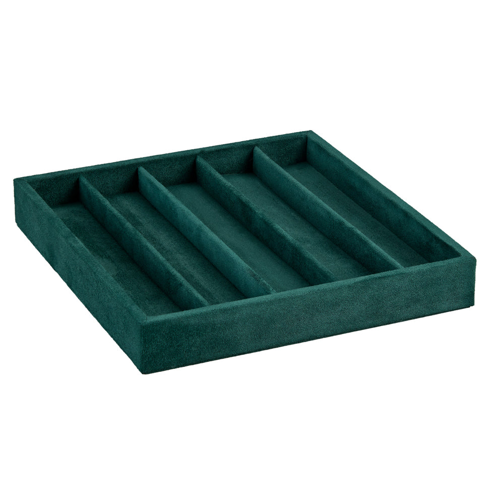 Wolf The Den 8 Piece Watch Winder Safe Green 430841 five-section strap insert
