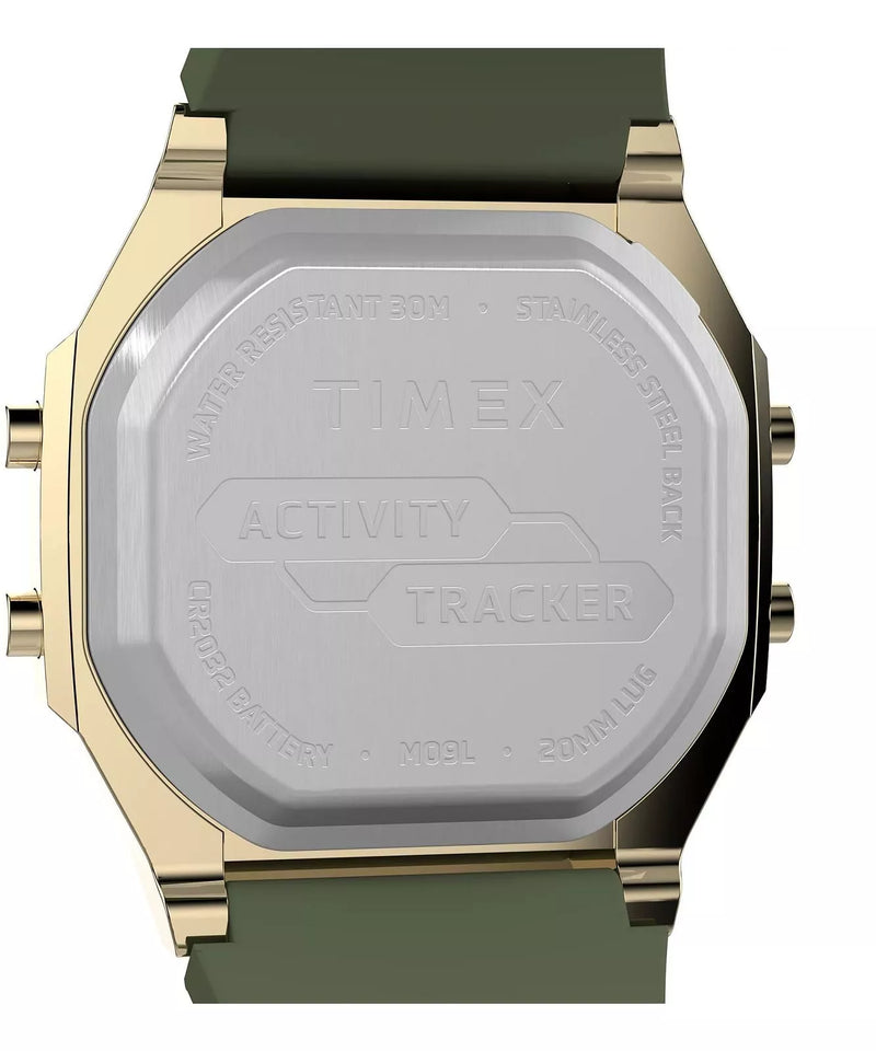 Timex Activity Tracker & Step Tracker 40mm Gold and Green Watch TW5M60800