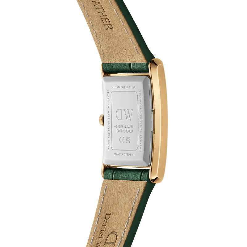 Daniel Wellington Crocodile-Embossed Champagne Gold Elegance Watch DW00100695