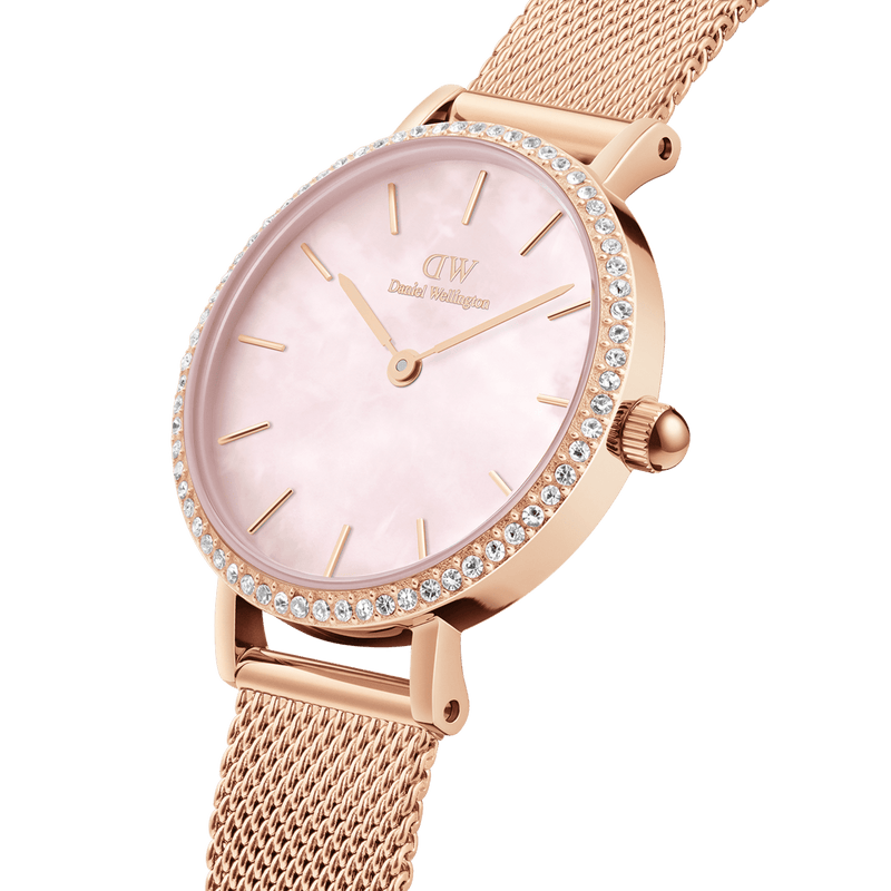 Daniel Wellington Petite Lumine 28mm Bezel Melrose Pink Watch DW00100663