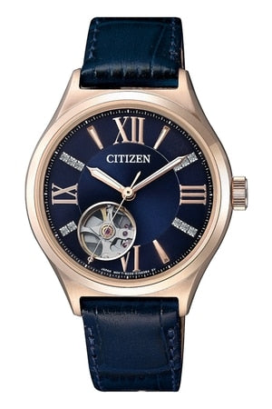 Citizen Leather Blue Dial Women's Watch