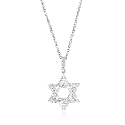 GEORGINI ROCK STAR STAR OF DAVID SILVER PENDANT