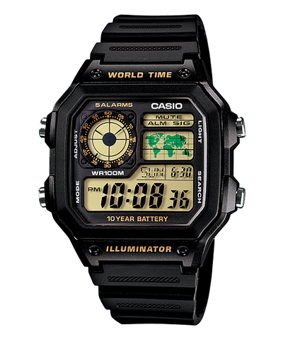 Casio Youth Series Digital World Time