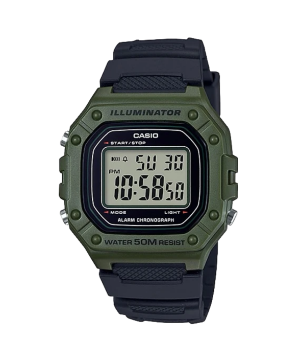 Casio Illuminator Digital Mens Watch W218H-3A