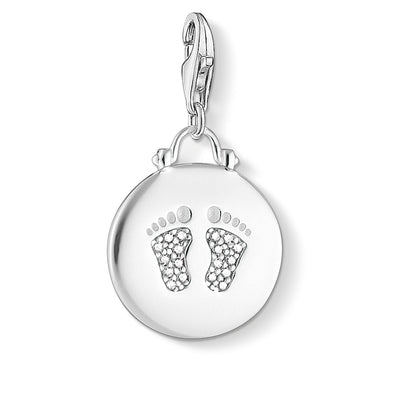 Thomas Sabo Charm Pendant "Disc Baby Footprint"