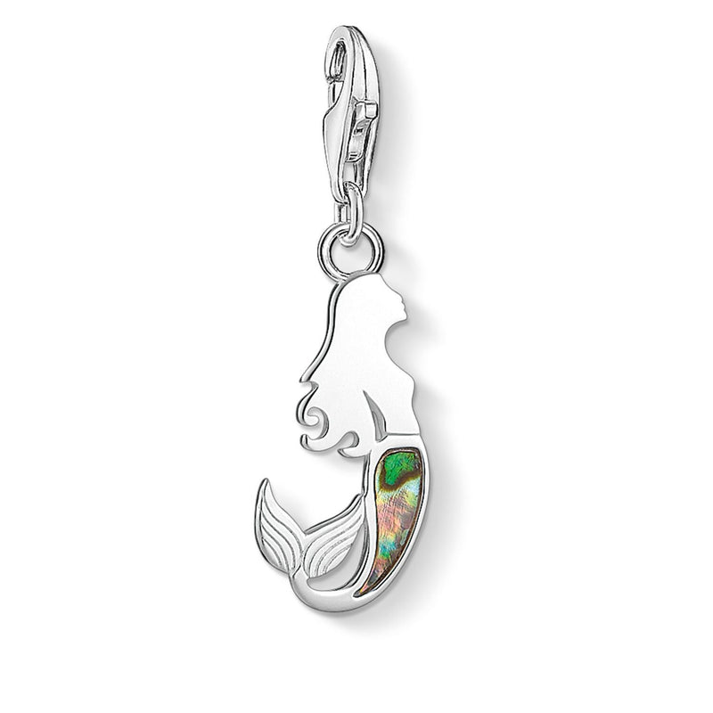 Thomas Sabo Charm pendant "mermaid abalone mother-of-pearl"