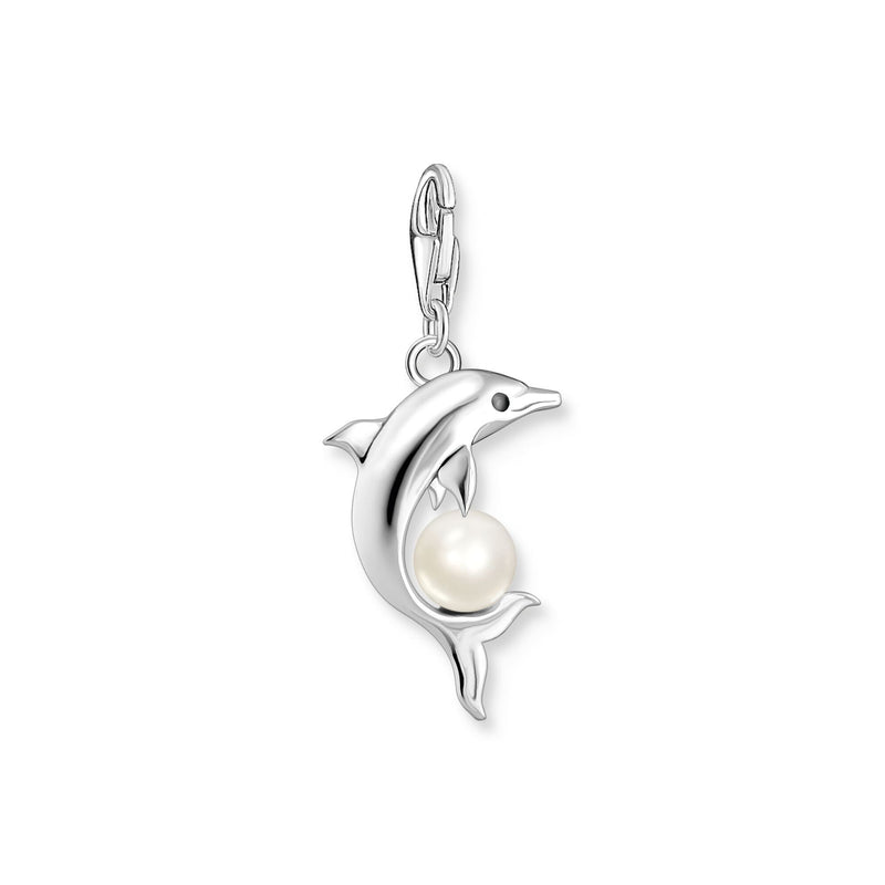 Thomas Sabo Charm pendant dolphin with pearl silver