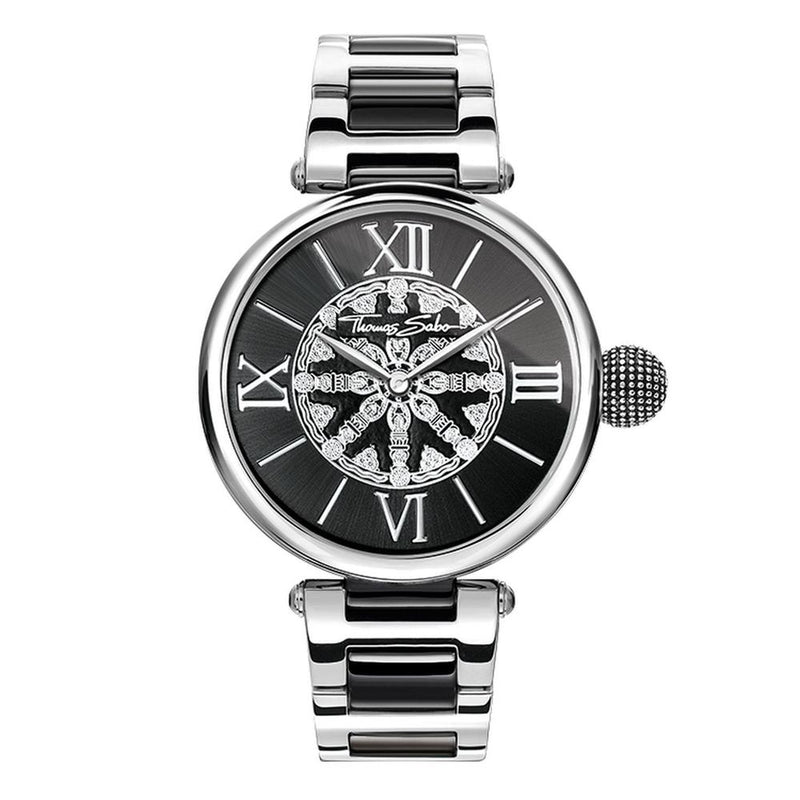 Thomas Sabo Karma Stainless Steel Black Dial Womens Watch