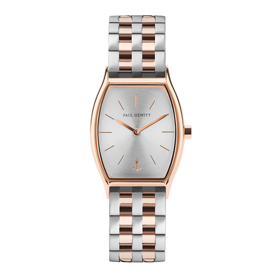 Paul Hewitt Modern Edge Silver Sunray Two-Tone Watch