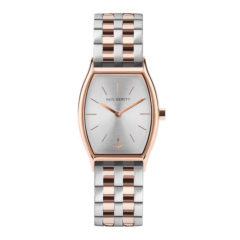 Paul Hewitt Modern Edge Silver Sunray Two-Tone Watch