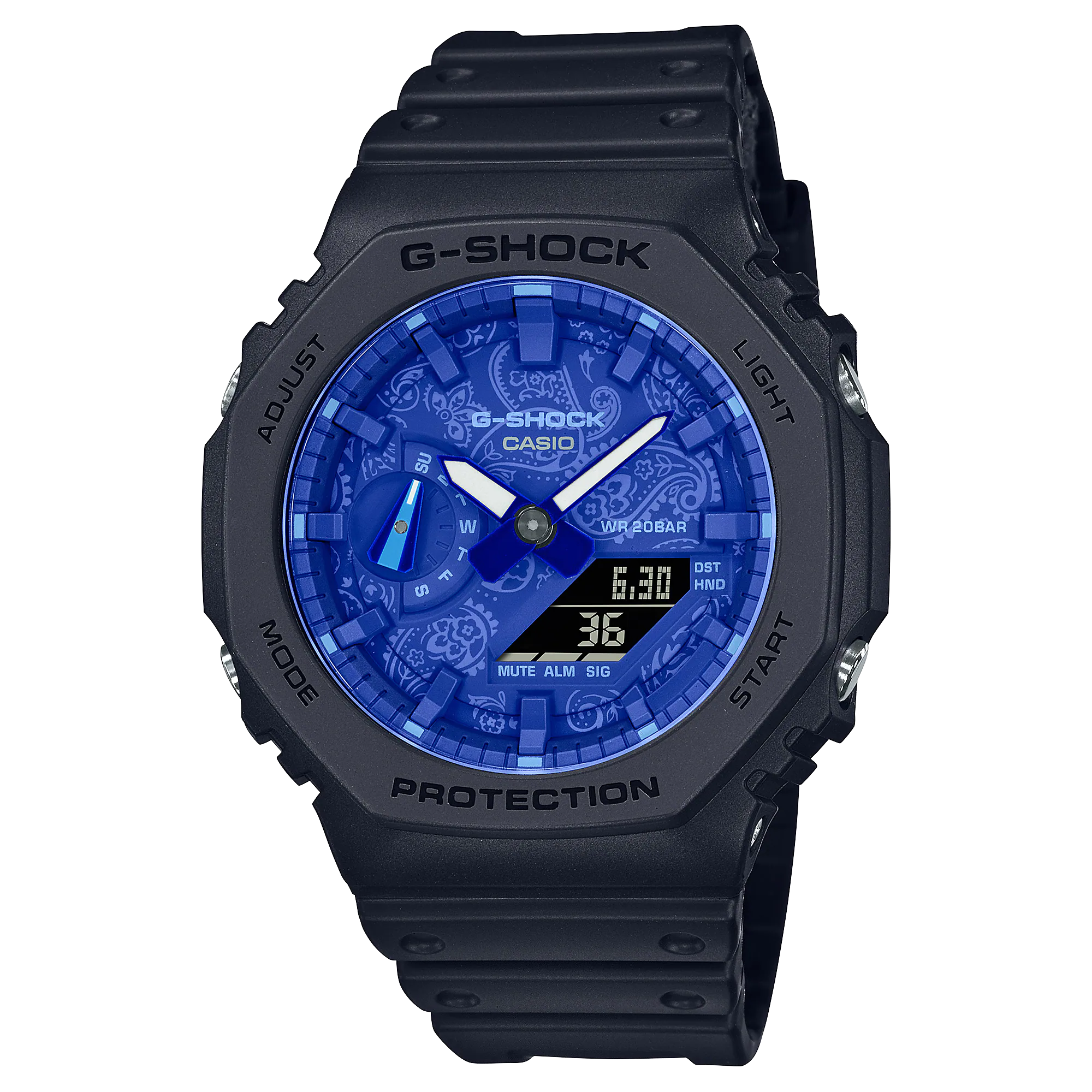G-Shock Digital Analog Black Resin Band Watch GA2100BP-1A
