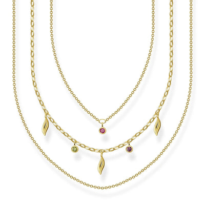 Thomas Sabo Leaves Gold Necklace