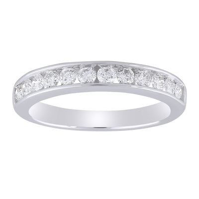 Band Ring with 0.5ct Diamond In 9K Gold