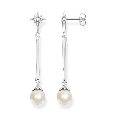 Thomas Sabo Earrings Pearl Star TH2119