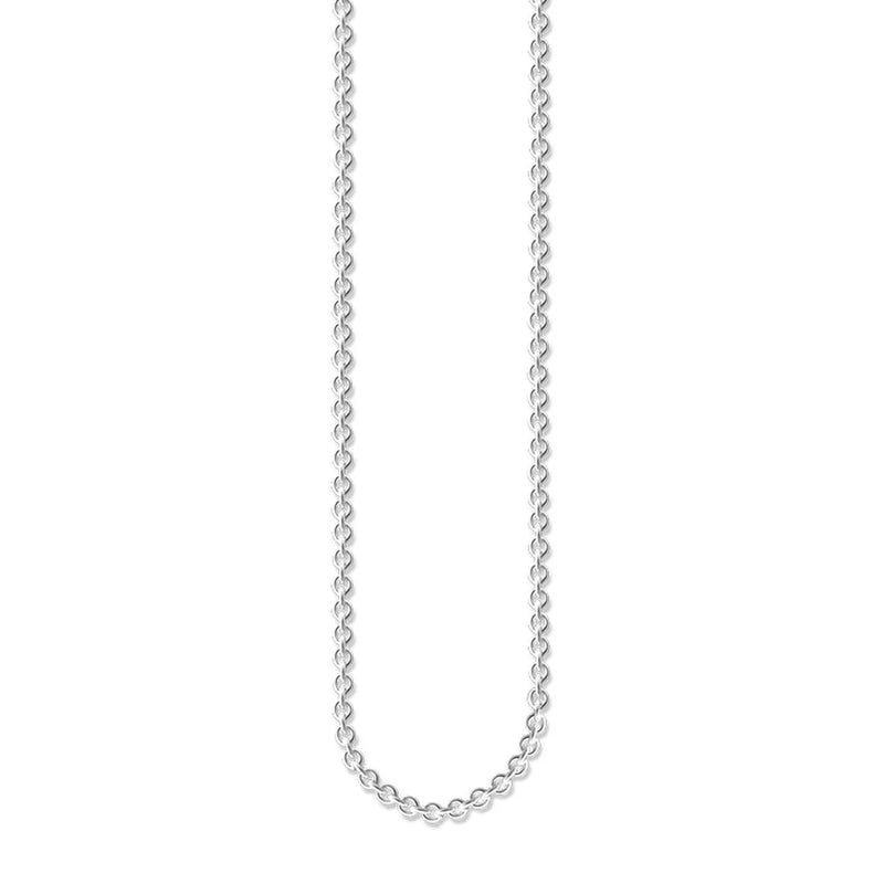 Thomas Sabo Silver Round Cable Necklace 90cm