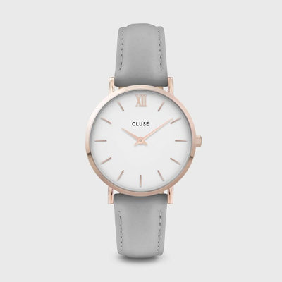 CLUSE Minuit Rose Gold White/Grey CW0101203010