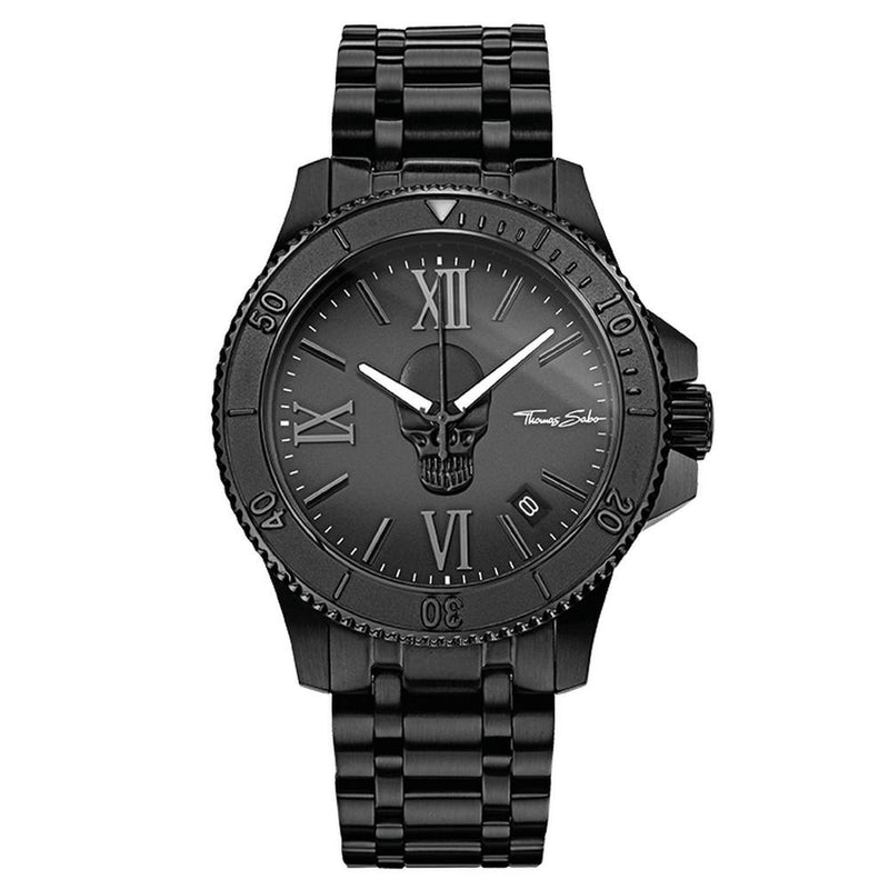 Thomas Sabo Rebel Black IP Stainless Steel Mens Watch