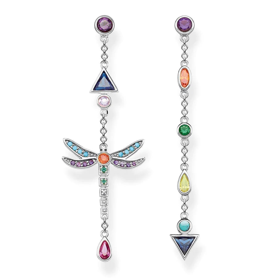 Thomas Sabo Earrings Dragonfly Silver TH2033