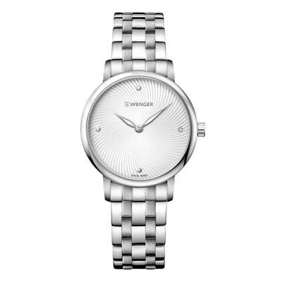 Wenger Urban Donnissima Silver Dial Stainless Steel Watch 01.1721.109