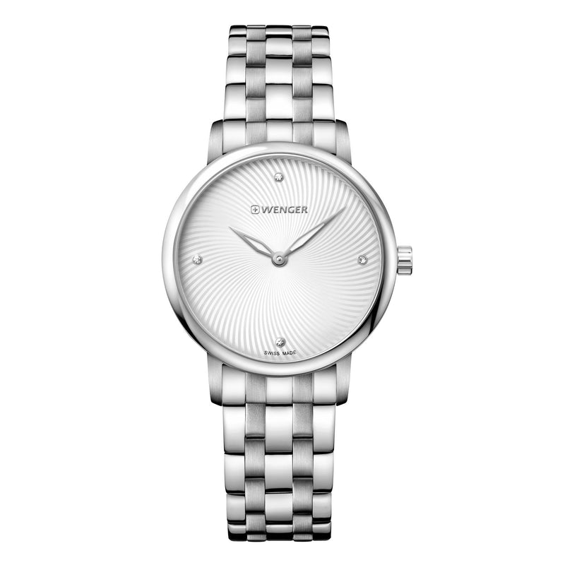 Wenger Urban Donnissima Silver Dial Stainless Steel Watch 01.1721.109