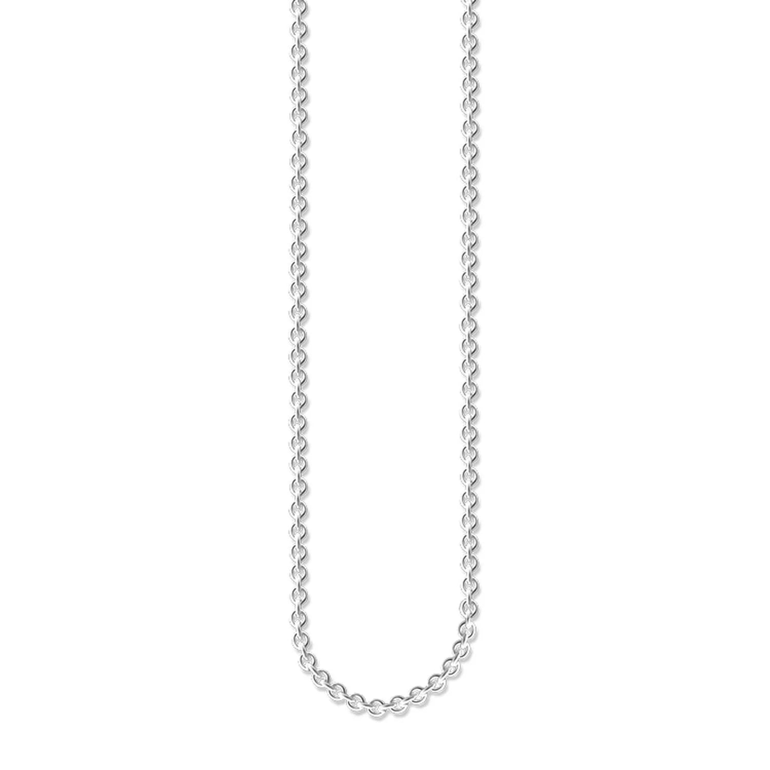 Thomas Sabo Silver Round Cable Necklace 45cm