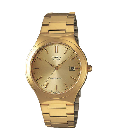 Casio Gold Dial Stainless Steel Watch MTP1170N-9A