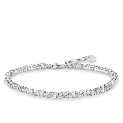 Thomas Sabo Silver Cubic Zirconia Tennis Bracelet