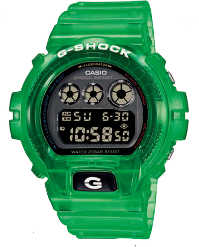 G-Shock Transparent Green Resin Band Watch DW6900JT-3D