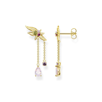 Thomas Sabo Earring Flower Gold TH2175Y