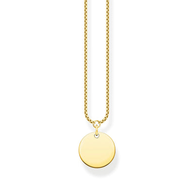 Thomas Sabo Disc Gold Necklace