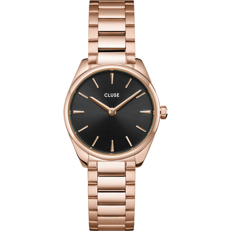 CLUSE Feroce Mini Black/Rose Gold Link CW11703