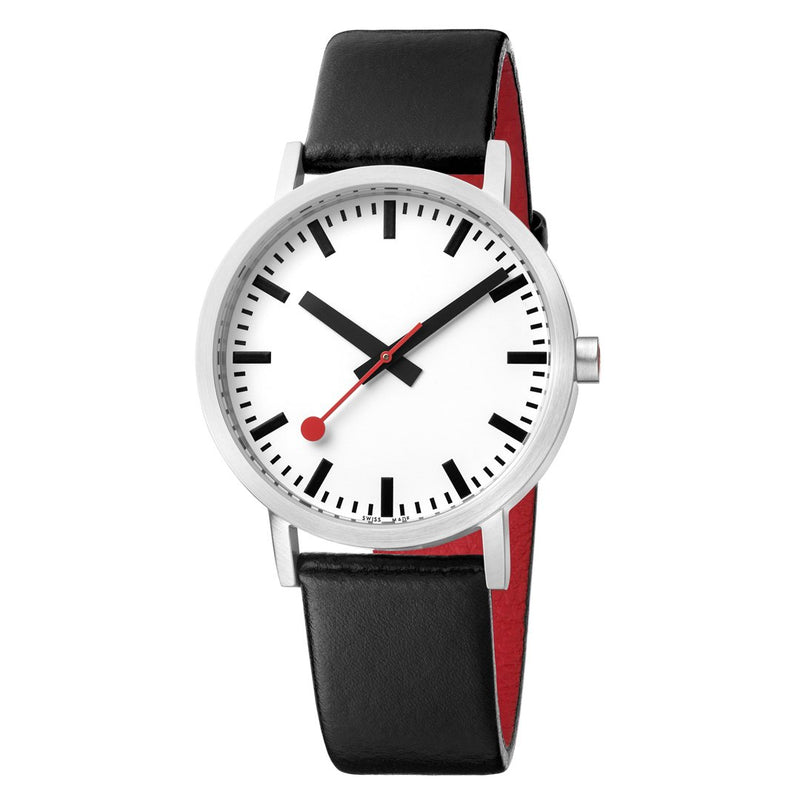 Mondaine Classic Pure White Dial Unisex Watch