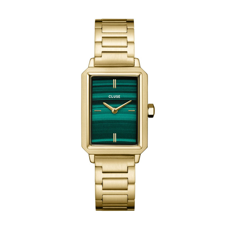 Cluse Fluette Green/Gold Link CW11502