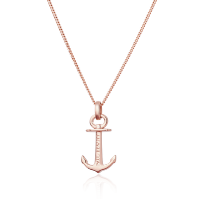 Paul Hewitt Anchor Spirit Rose Gold Necklace