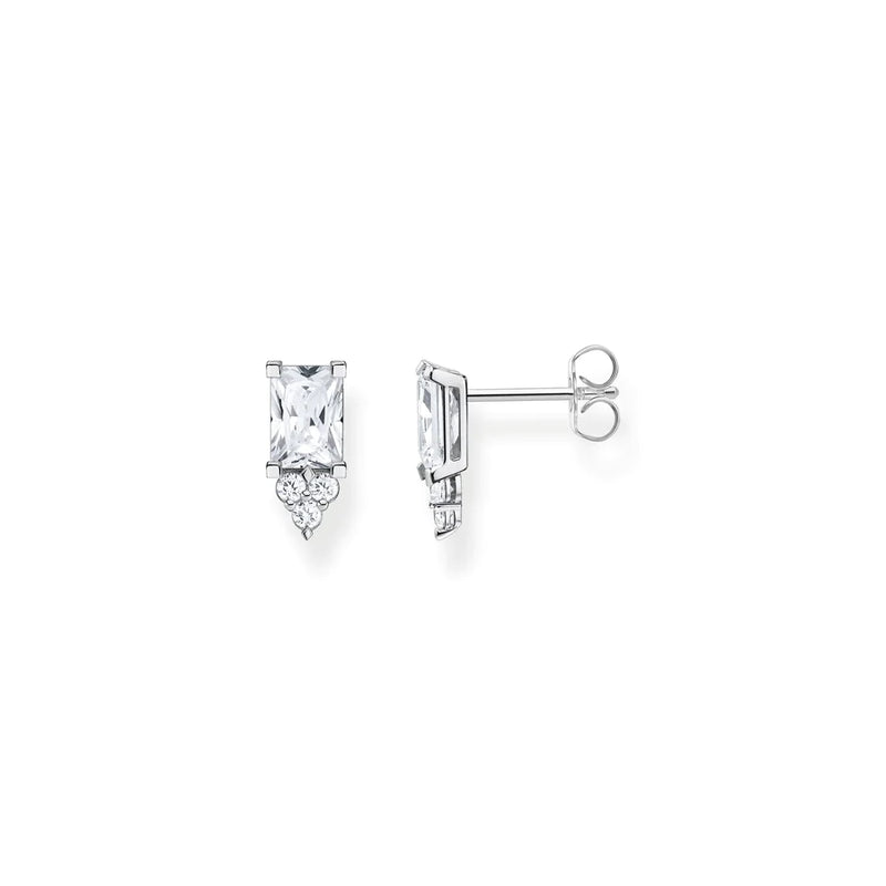 Thomas Sabo Ear Studs White Stone Silver TH2173
